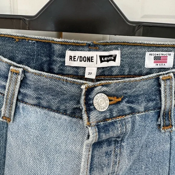 Re/Done Patchwork Amina Jeans in Indigo